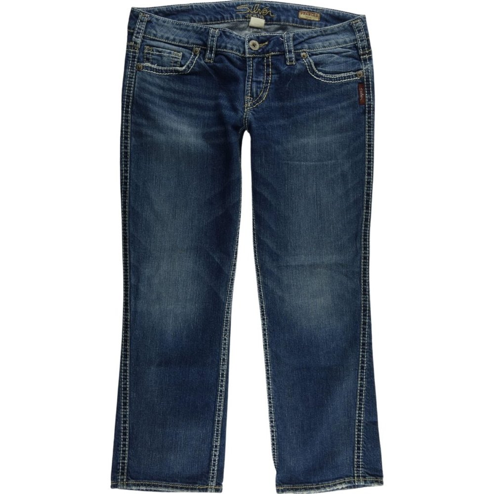 Silver Jeans Frances Capri Crop 31 Stretch B769